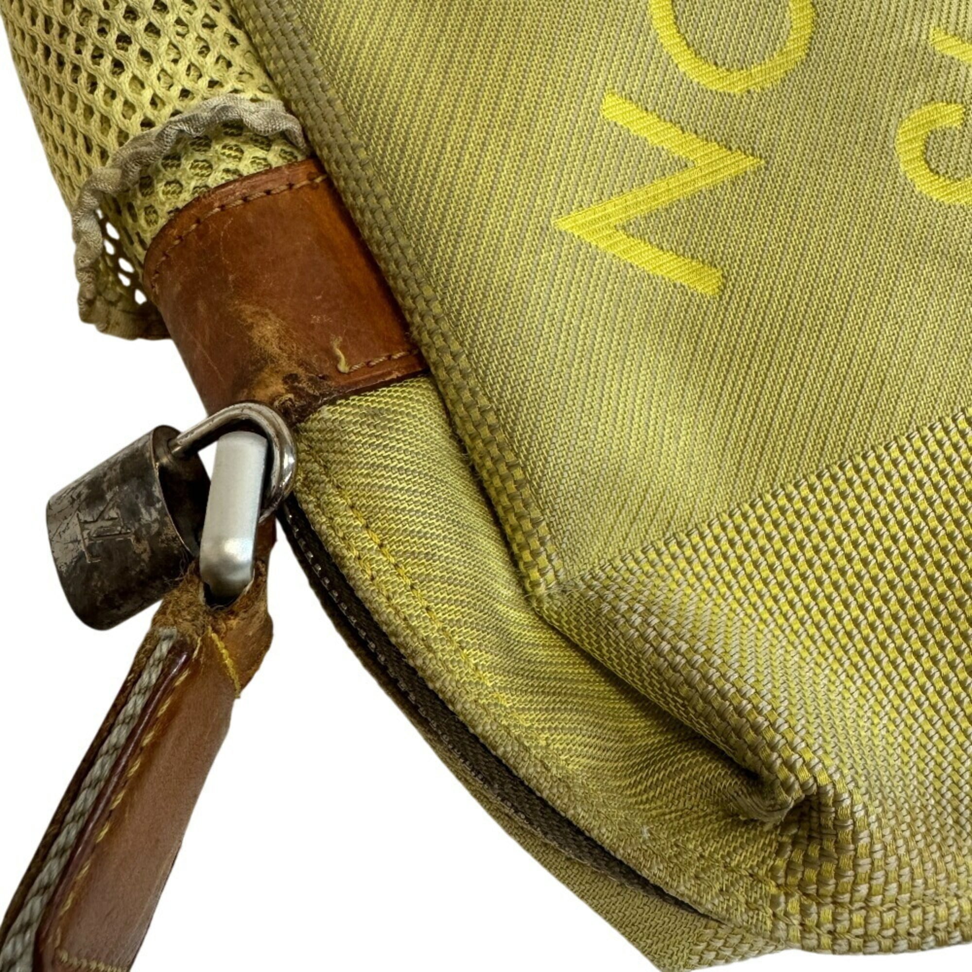 Louis Vuitton Yellow Canvas Pochette Shoulder Bag