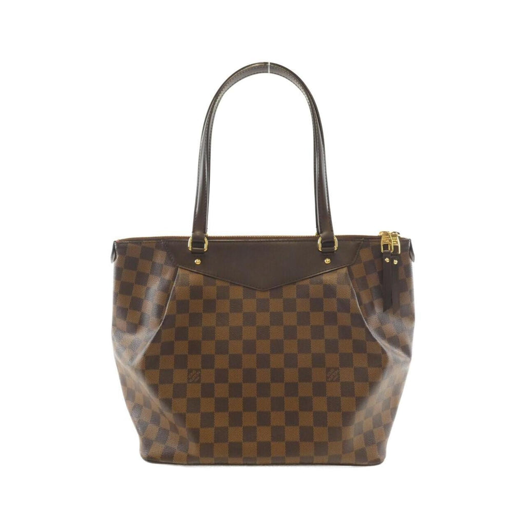 Louis Vuitton Brown Coated Canvas Handbag