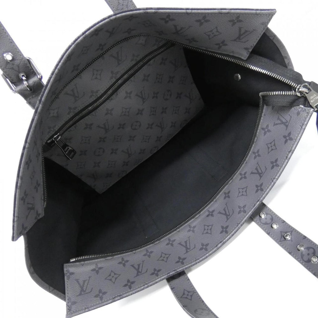 Louis Vuitton Black Gris Coated Canvas Handbag
