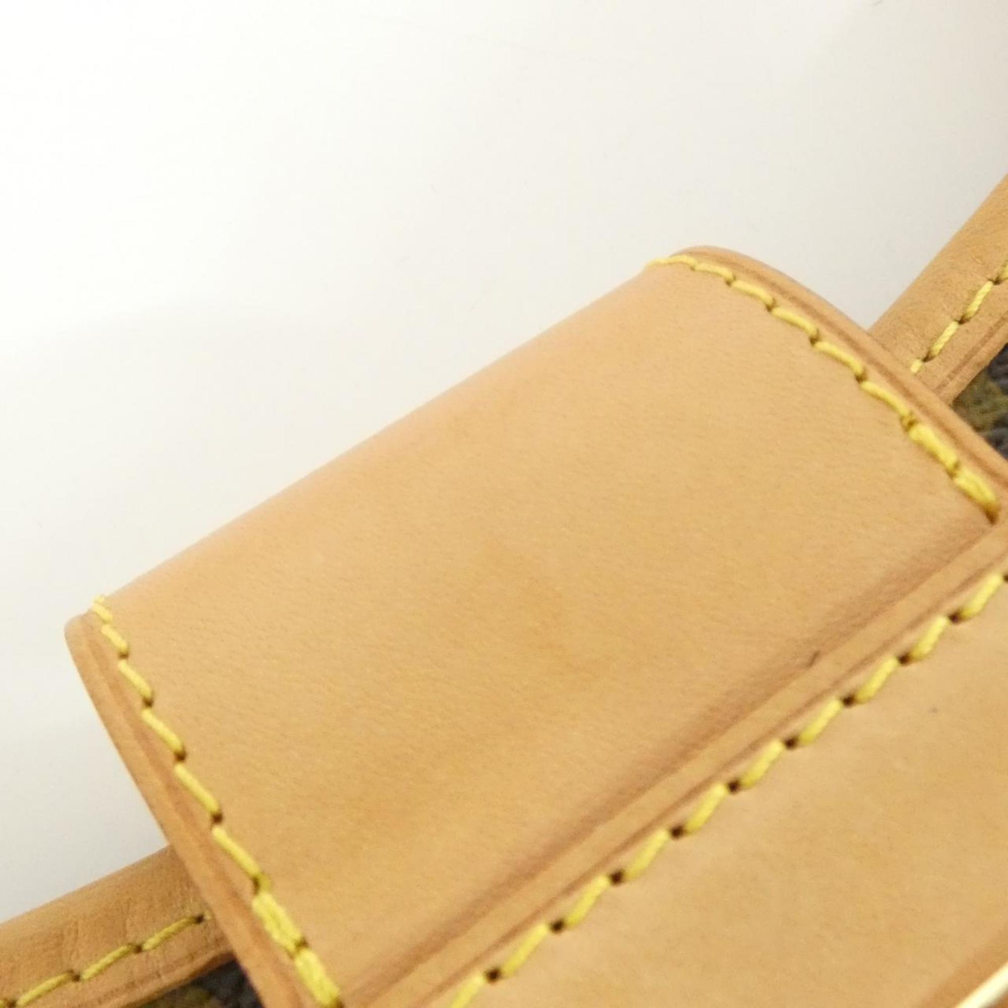 Louis Vuitton Brown Orange Coated Canvas Shoulder Bag