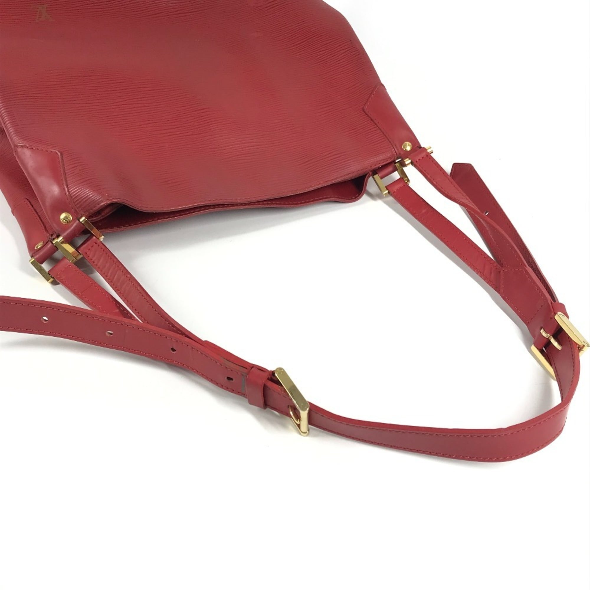 Louis Vuitton Red Color Epi Leather Shoulder Bag