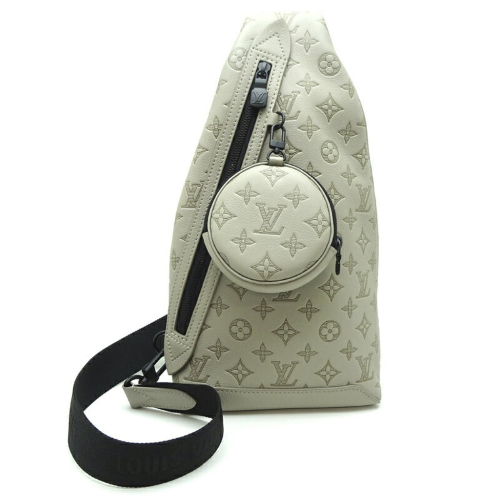 Louis Vuitton Gray Sable Monogram Shadow Pouch Sling Bag
