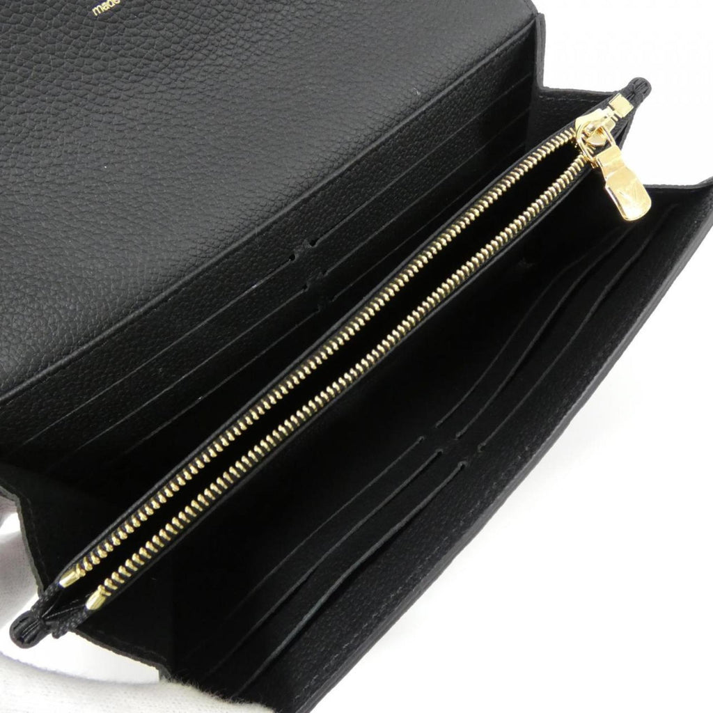 Louis Vuitton Black Leather Long Wallet