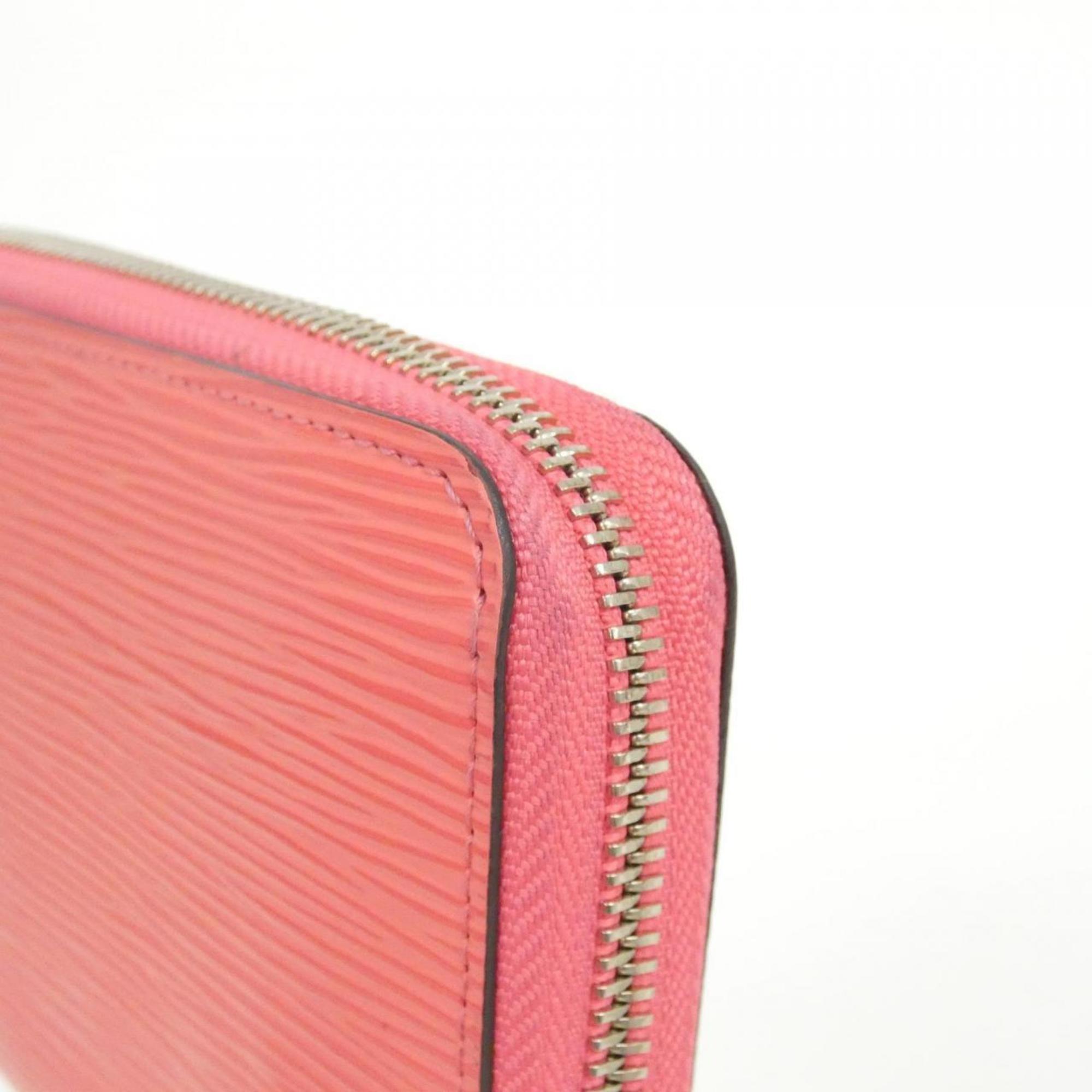 Louis Vuitton Pink Leather Long Wallet
