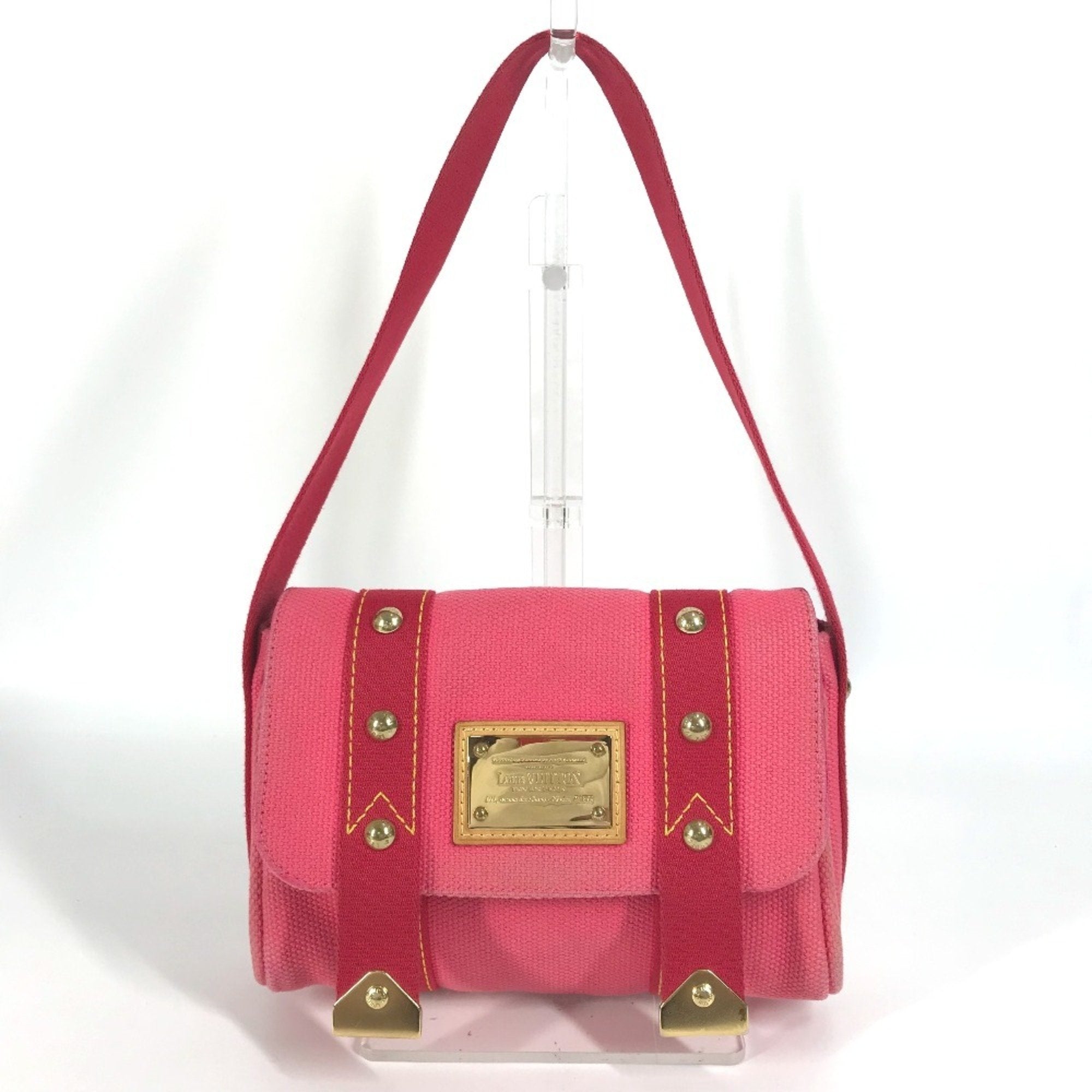 Louis Vuitton Pink Canvas Handbag Shoulder Bag