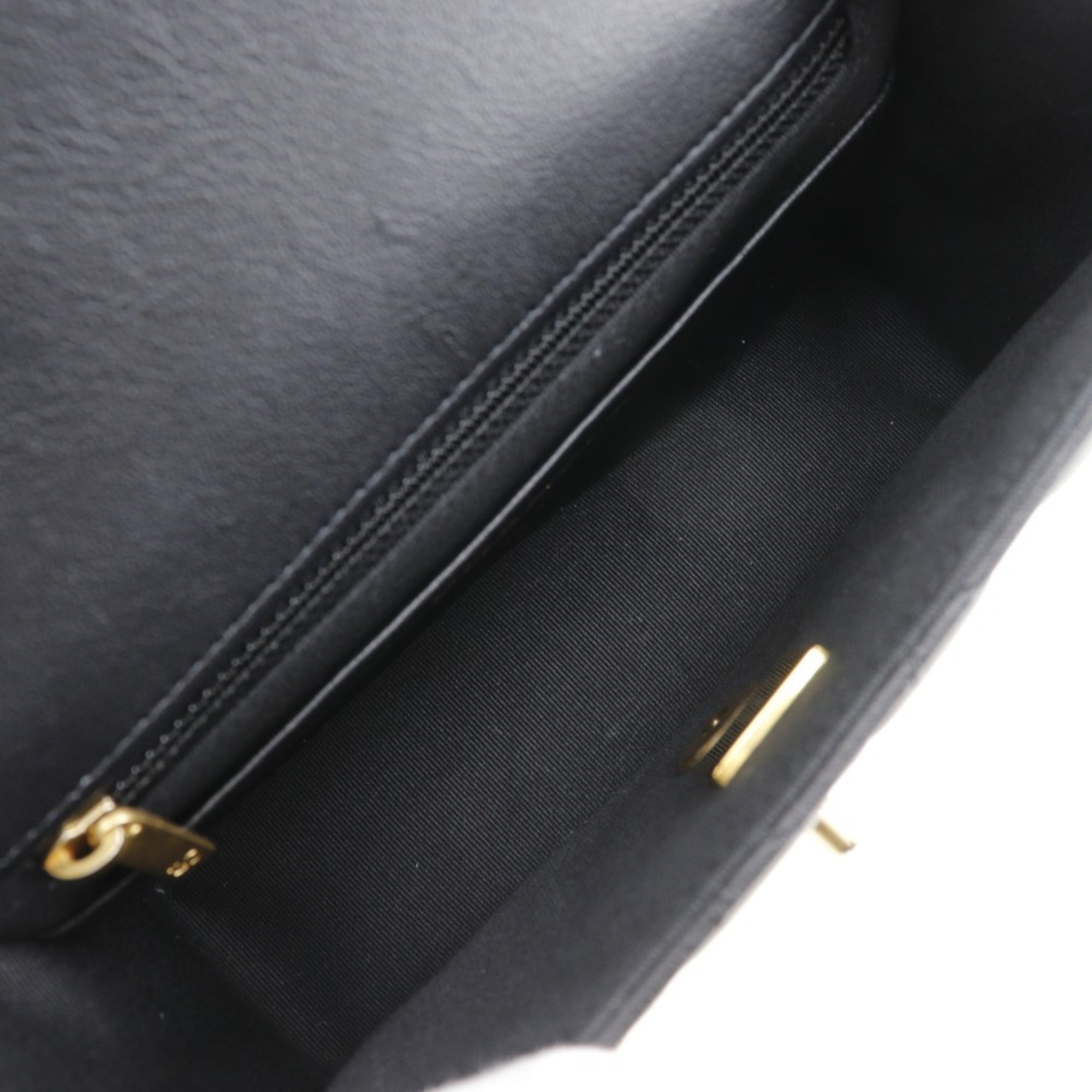Chanel Black Leather Shoulder Bag
