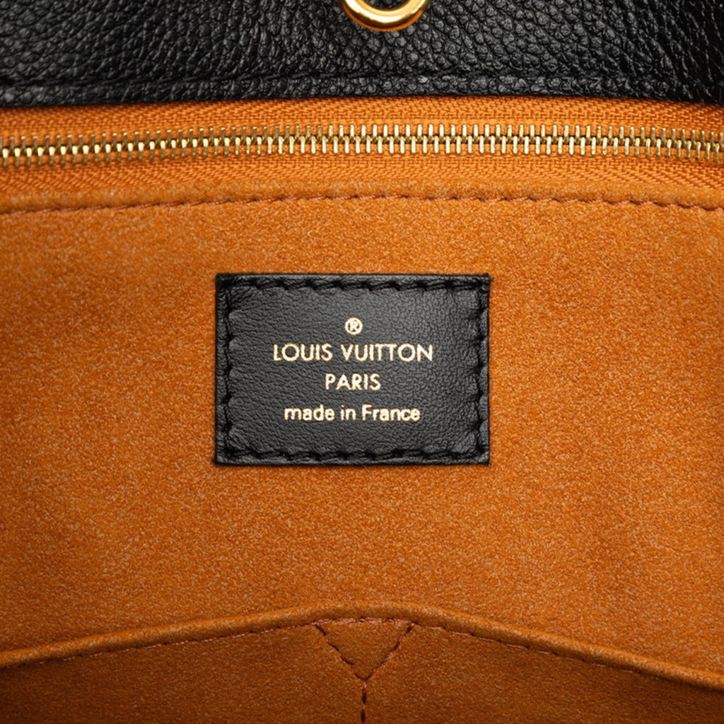 Louis Vuitton Monogram Empreinte Noir Leather Shoulder Bag Tote Bag