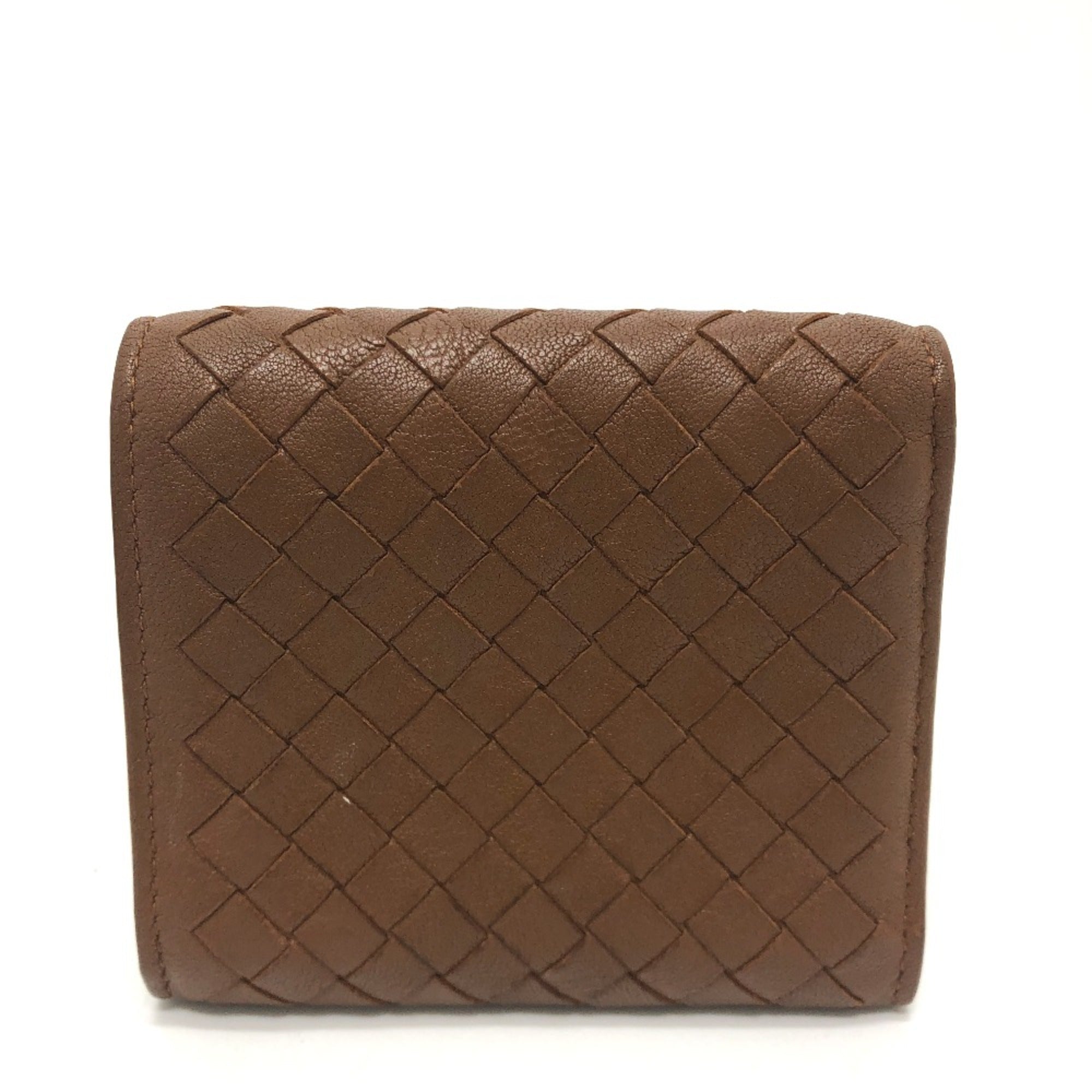 Bottega Veneta Brown Leather Wallet (Tri-Fold)