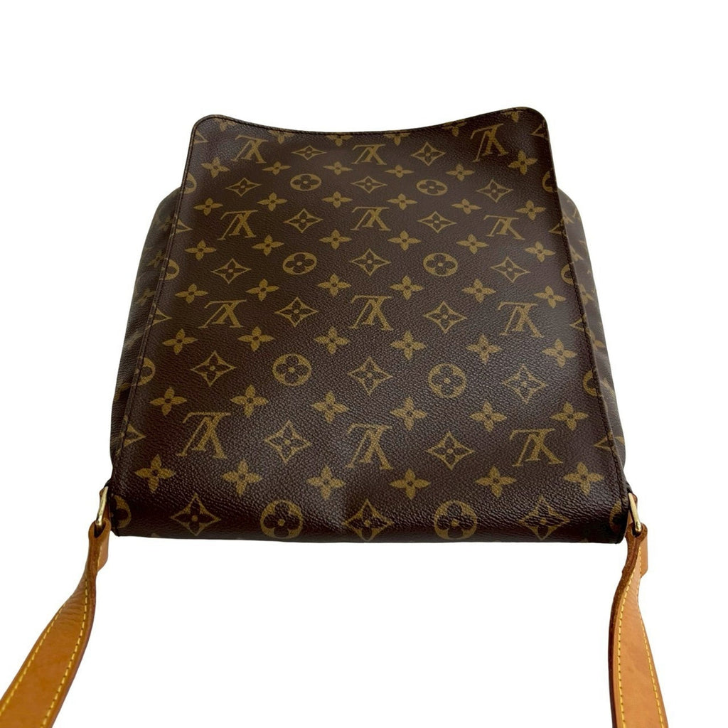 Louis Vuitton Brown Leather Pvc Pochette Shoulder Bag