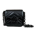 Gucci Black Leather Pochette Shoulder Bag (Pre-Owned)