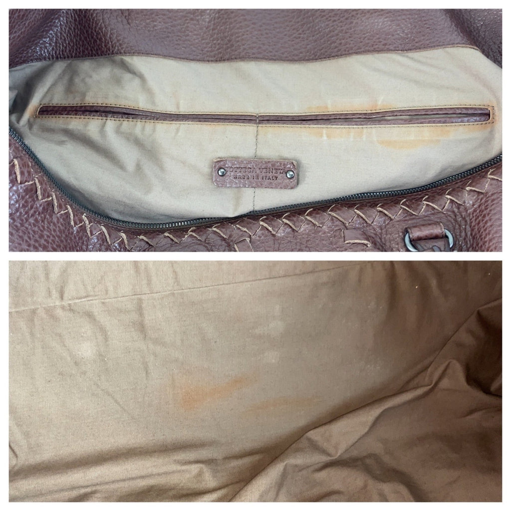 Bottega Veneta Brown Leather Handbag Tote Bag