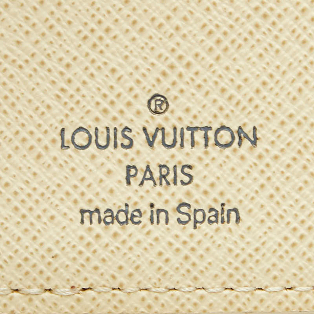 Louis Vuitton Damier Azur White Pvc Wallet