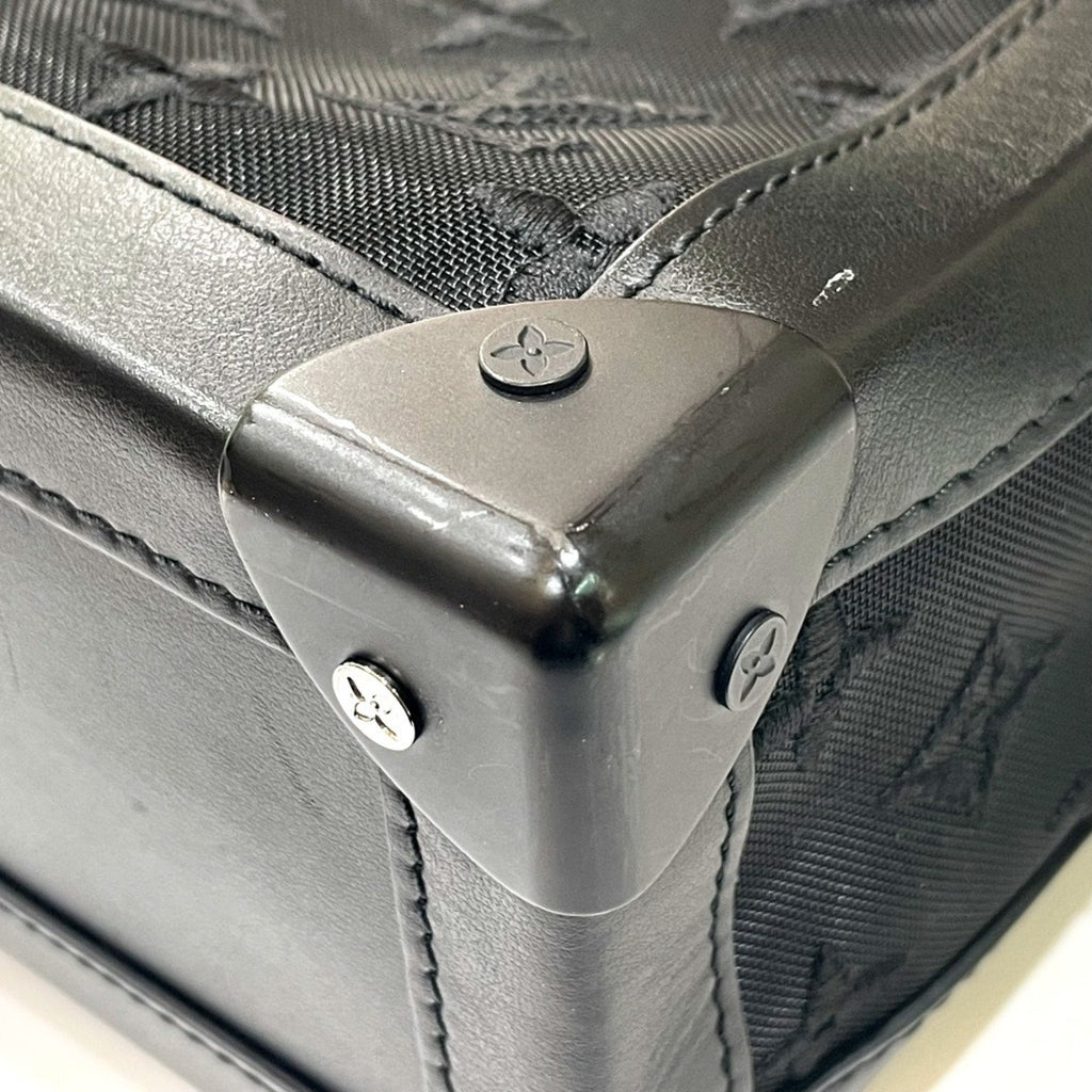 Louis Vuitton Black Mesh Leather Shoulder Bag