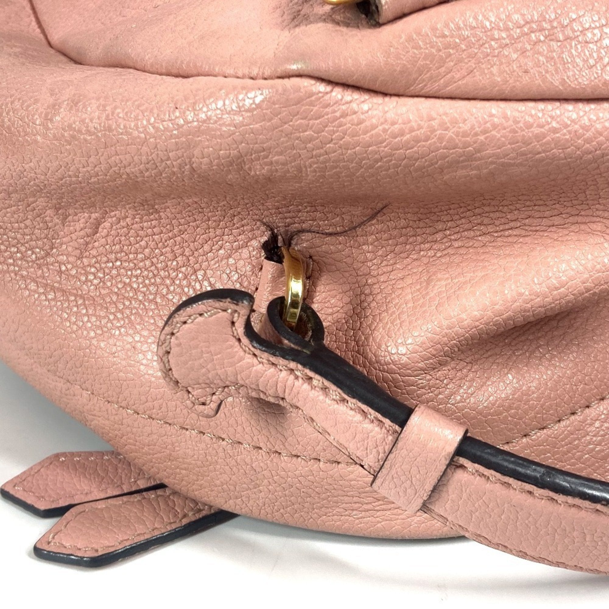 Louis Vuitton Galle Pink Monogram Empreinte Backpack