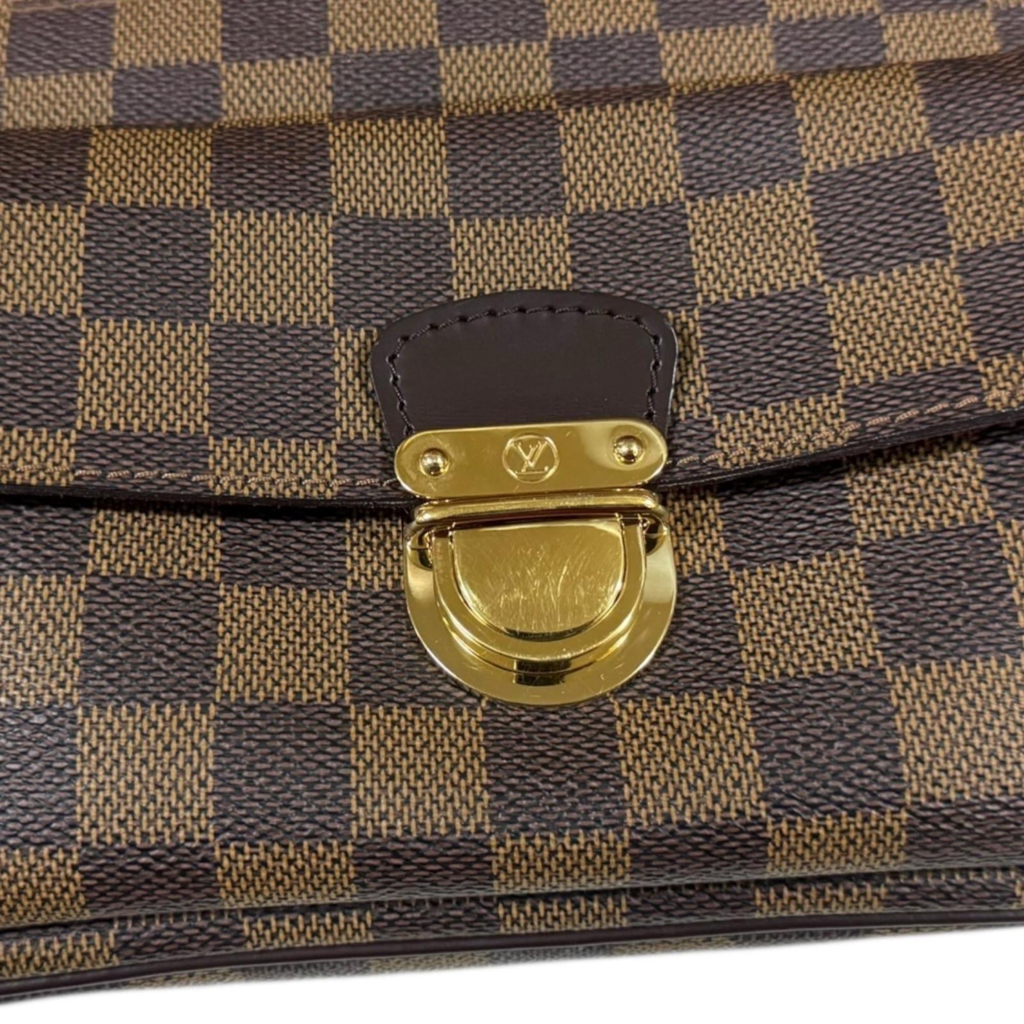 Louis Vuitton Damier Brown Damier Canvas Damier Canvas Shoulder Bag