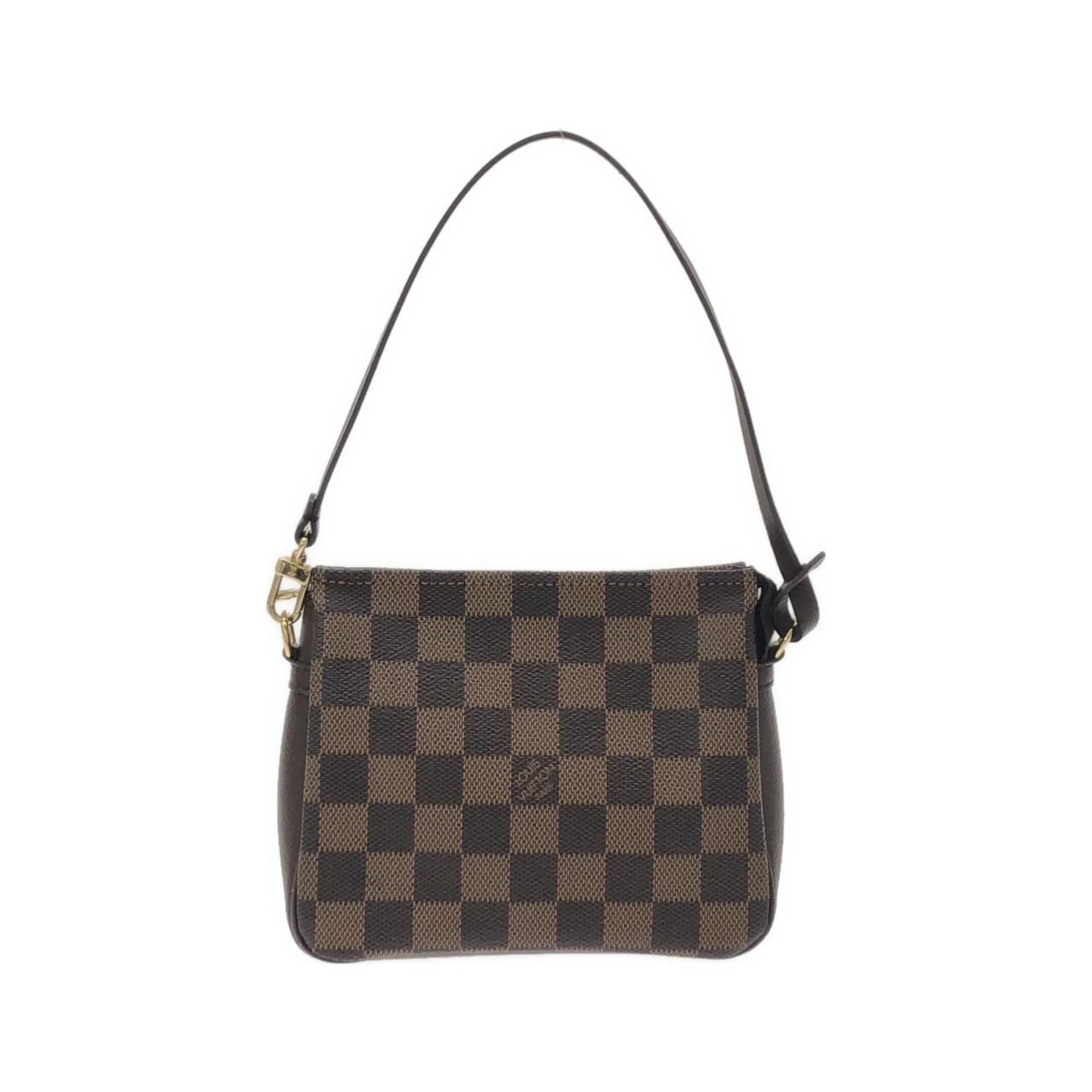 Louis Vuitton Damier Canvas Ebene Damier Canvas Coated Canvas Pouch