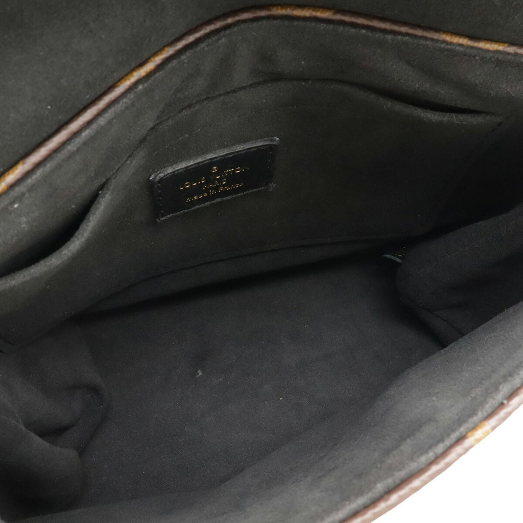 Louis Vuitton Monogram Black Noir Monogram Leather Handbag Shoulder Bag