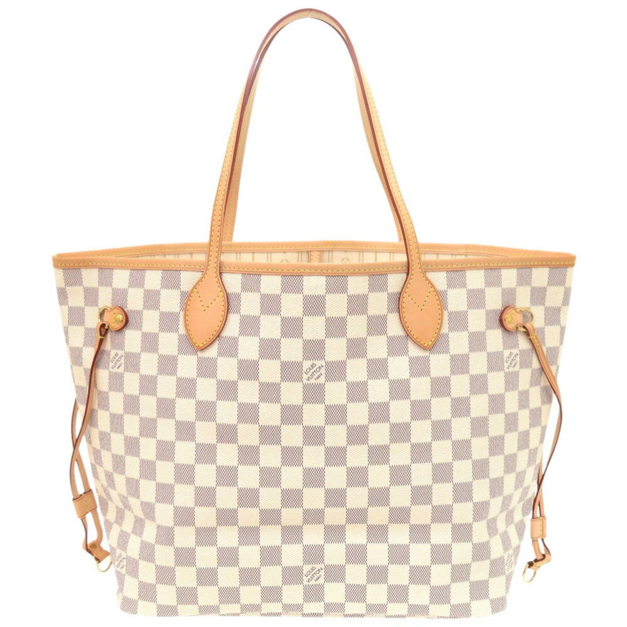 Louis Vuitton White Damier Azur Tote Bag