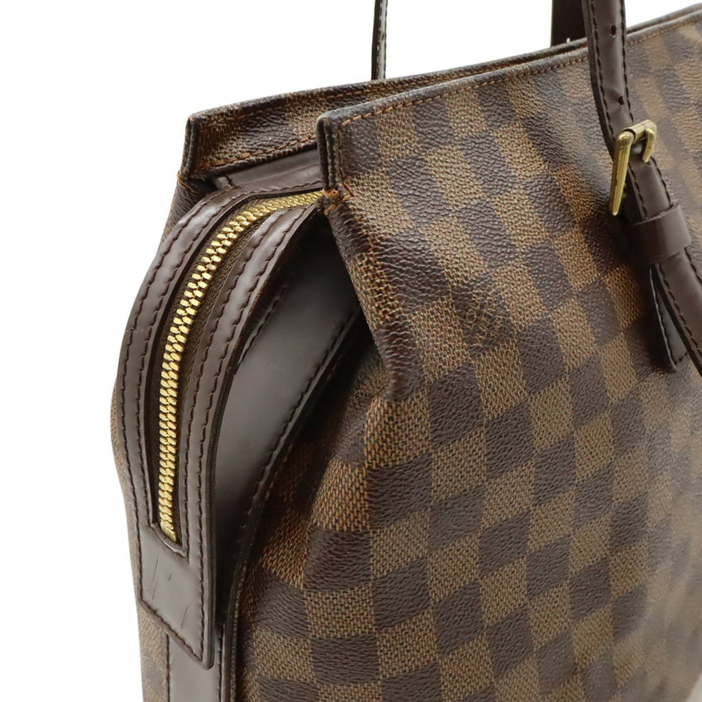 Louis Vuitton Damier Brown Pvc Shoulder Bag Tote Bag