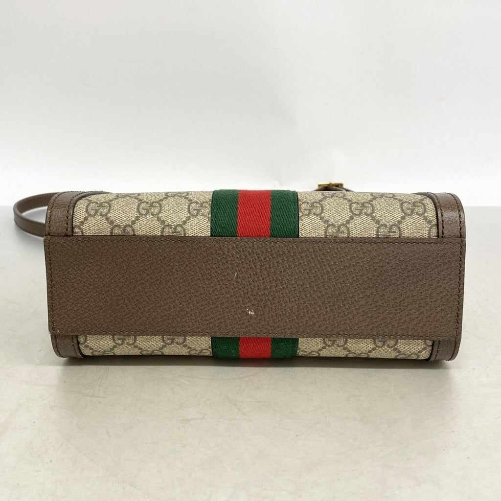 Gucci Brown Pvc Handbag (Pre-Owned)