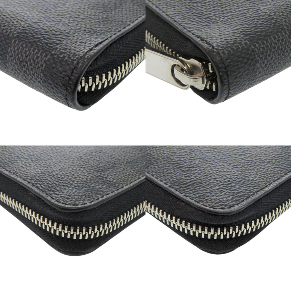 Louis Vuitton Black Gray Damier Graphite Canvas Long Wallet