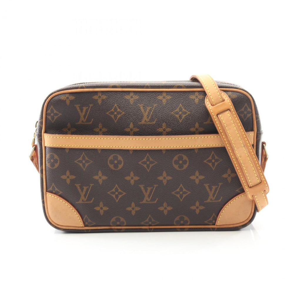 Louis Vuitton Brown Coated Canvas Pvc Leather Monogram Shoulder Bag
