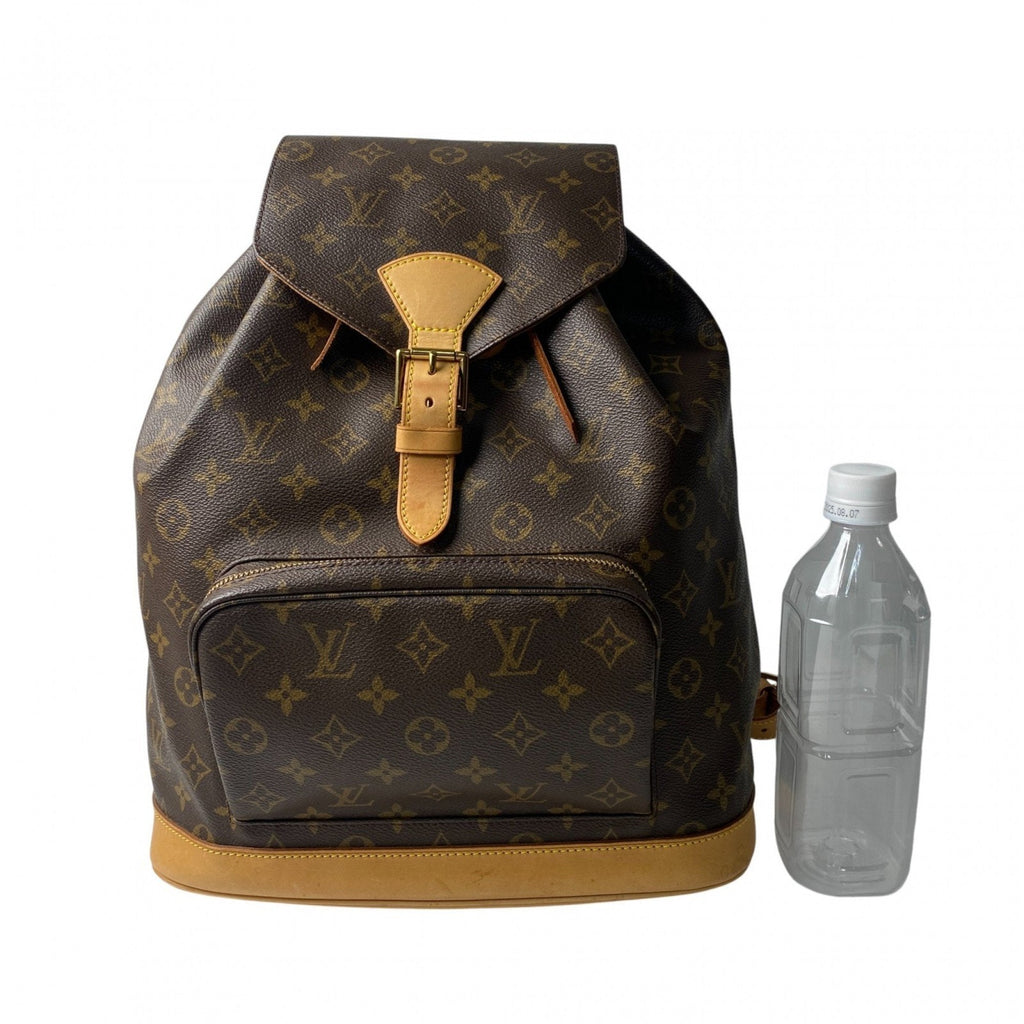 Louis Vuitton Brown Pvc Leather Backpack