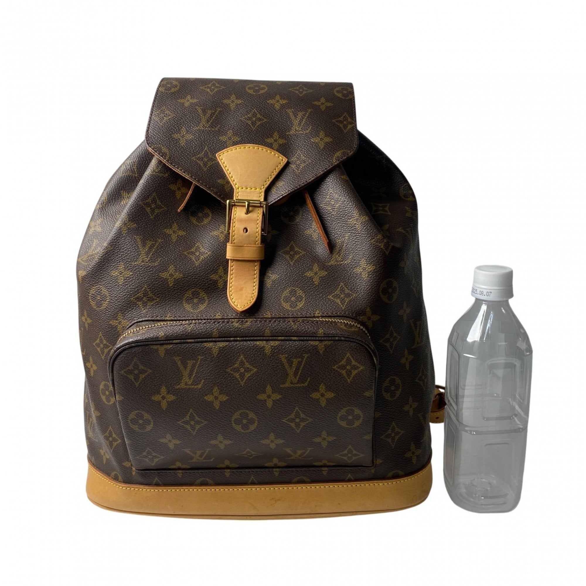 Louis Vuitton Brown Pvc Leather Backpack