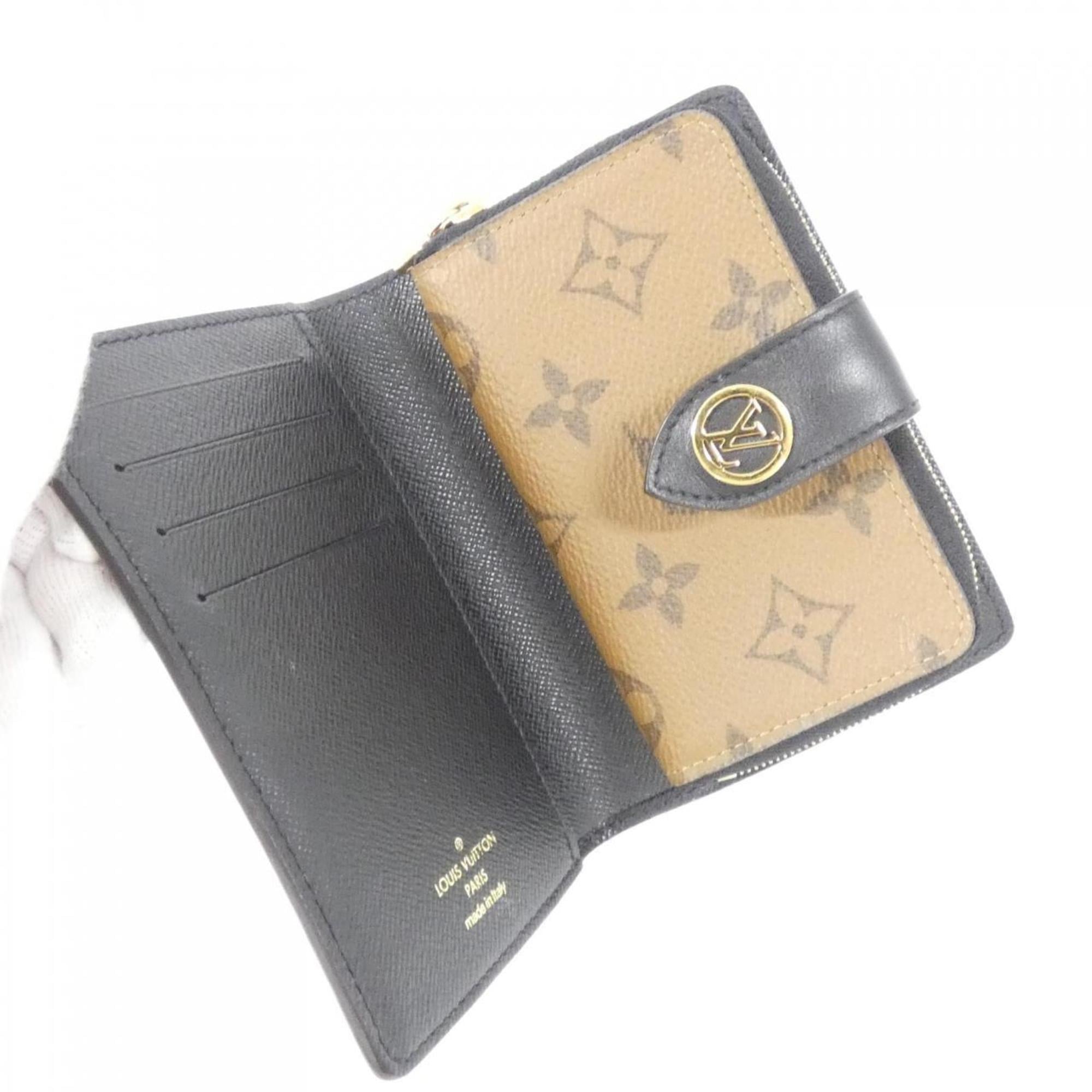 Louis Vuitton Marron Coated Canvas Wallet