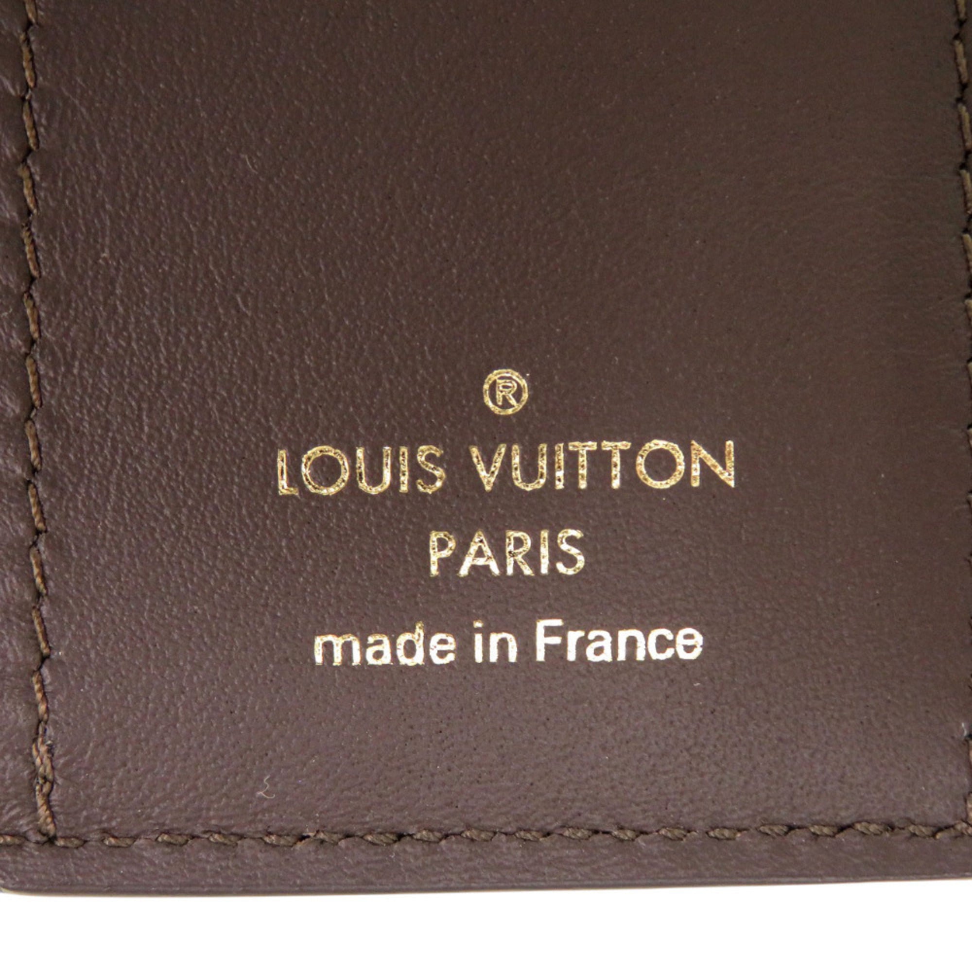 Louis Vuitton Galle Leather Wallet (Tri-Fold)