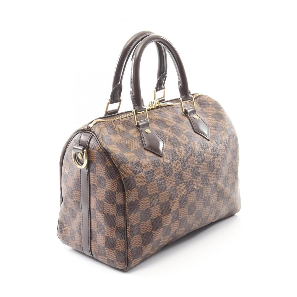 Louis Vuitton Brown Ebene Coated Canvas Leather Handbag