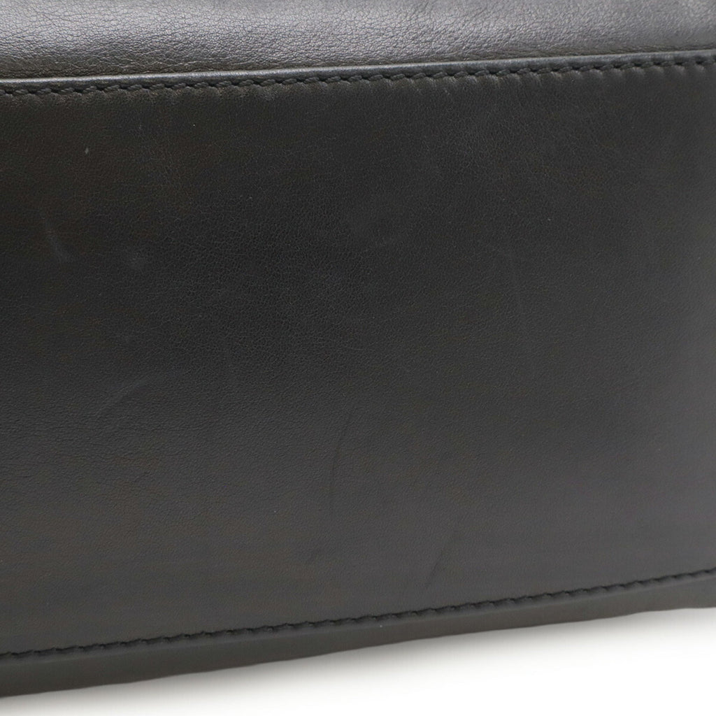 Chanel Black Leather Shoulder Bag