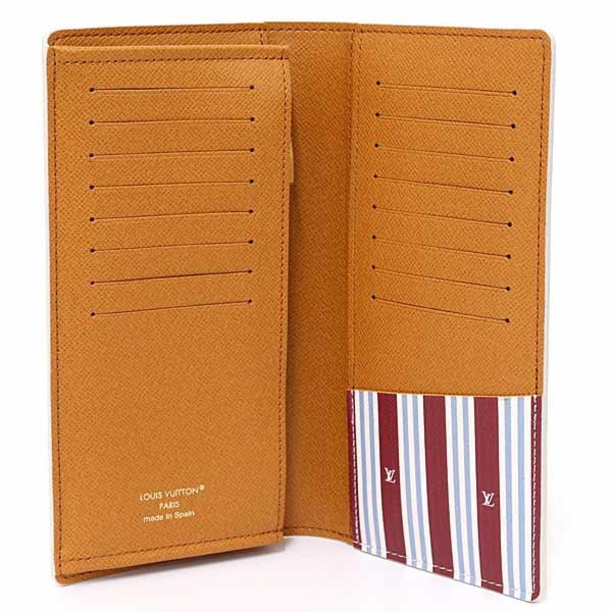 Louis Vuitton Monogram White Leather Long Wallet