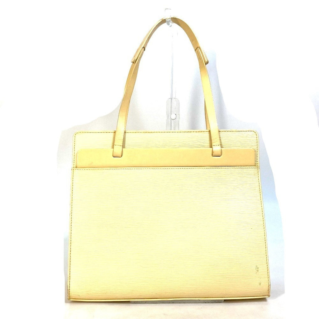 Louis Vuitton Vanilla Yellow Epi Leather Shoulder Bag Tote Bag