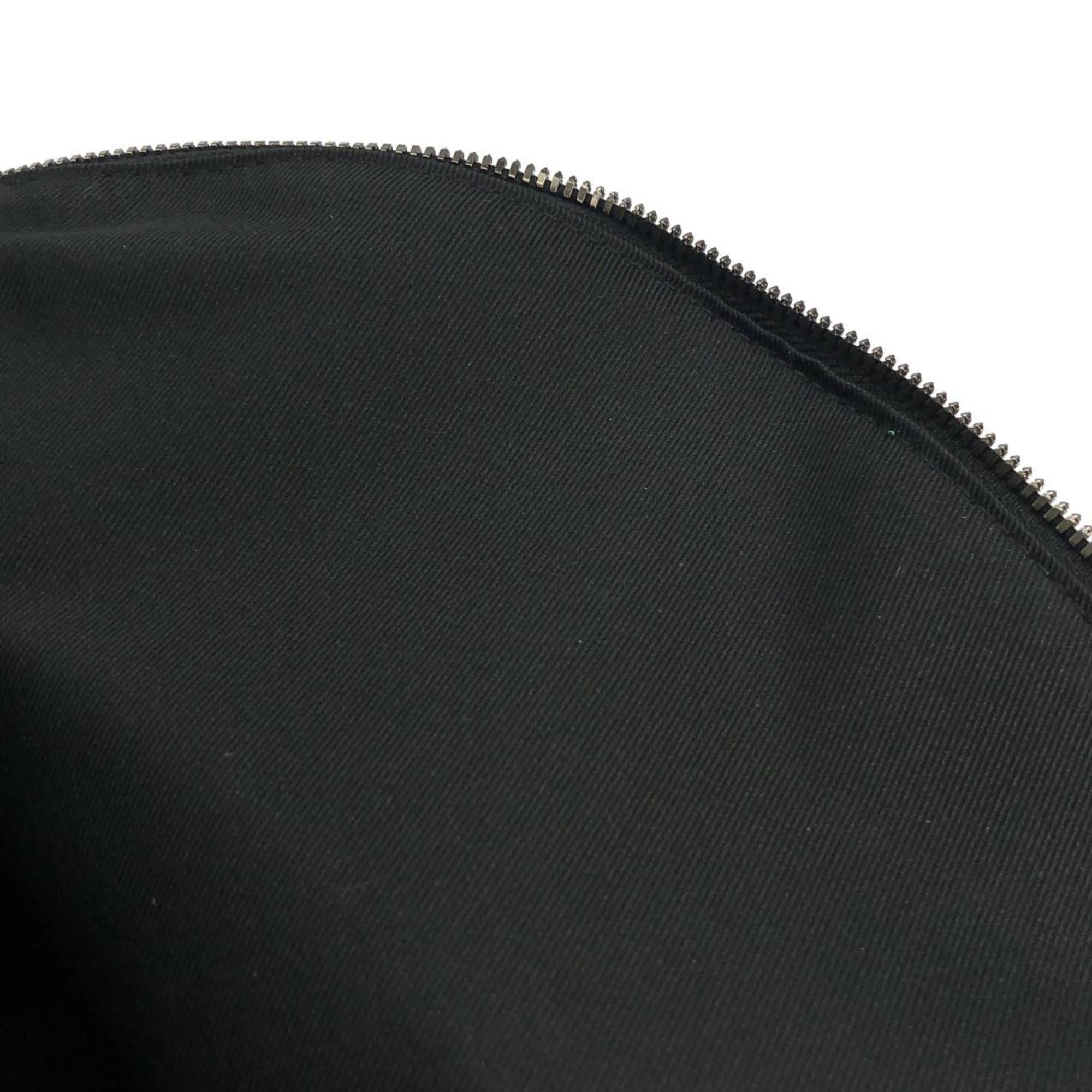 Louis Vuitton Black Green Coated Canvas Backpack