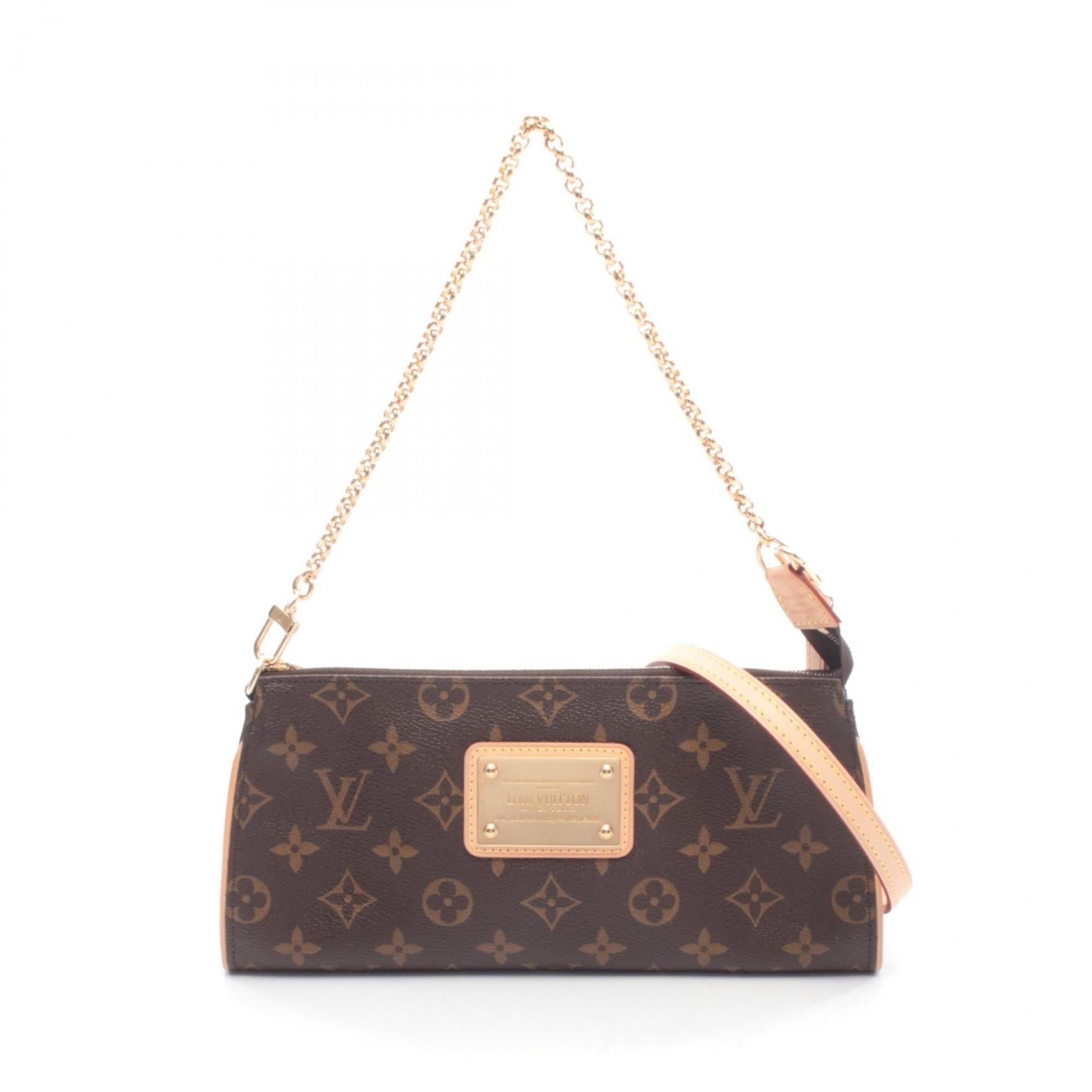 Louis Vuitton Brown Coated Canvas Leather Handbag