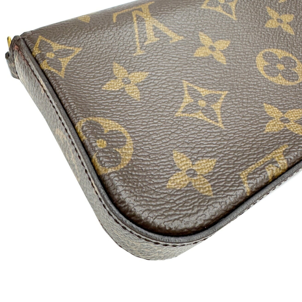 Louis Vuitton Brown Monogram Pochette Shoulder Bag