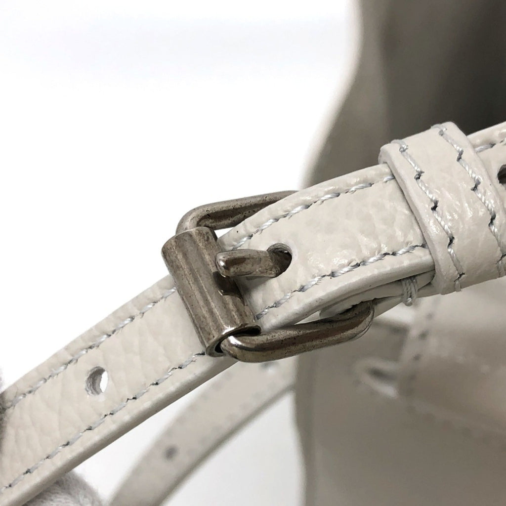Balenciaga White Leather Shoulder