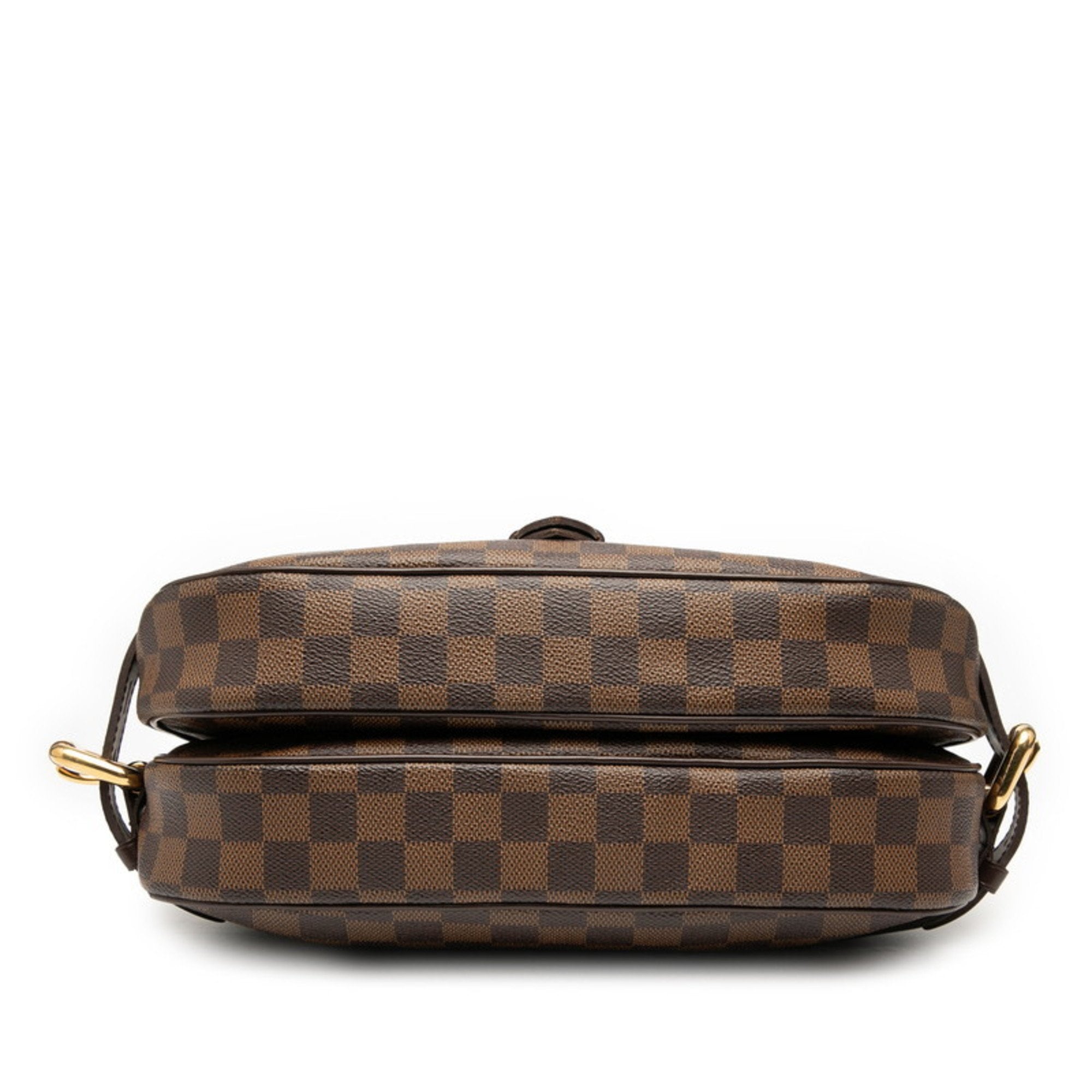 Louis Vuitton Brown Pvc Leather Handbag Shoulder Bag