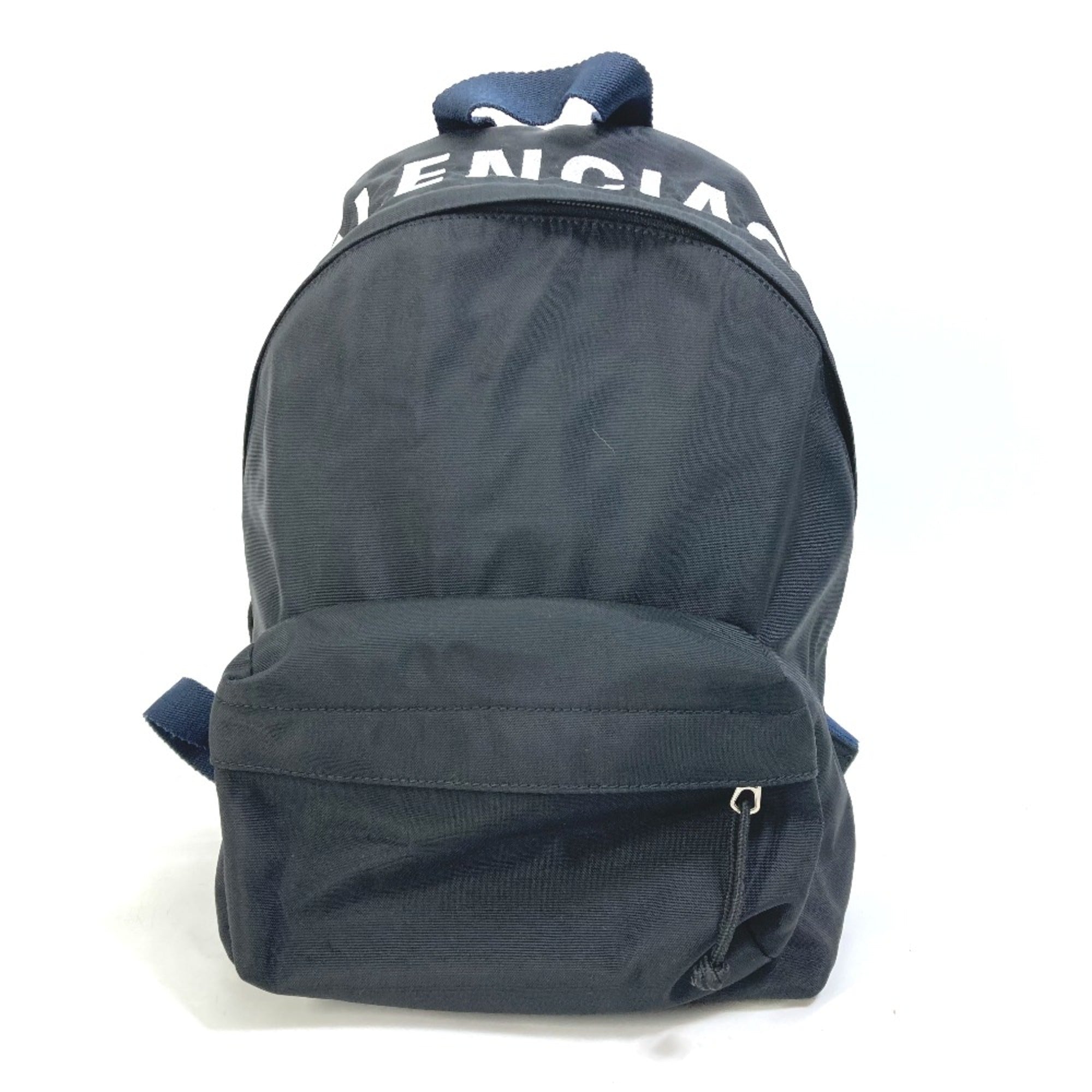 Balenciaga Black Cloth Backpack