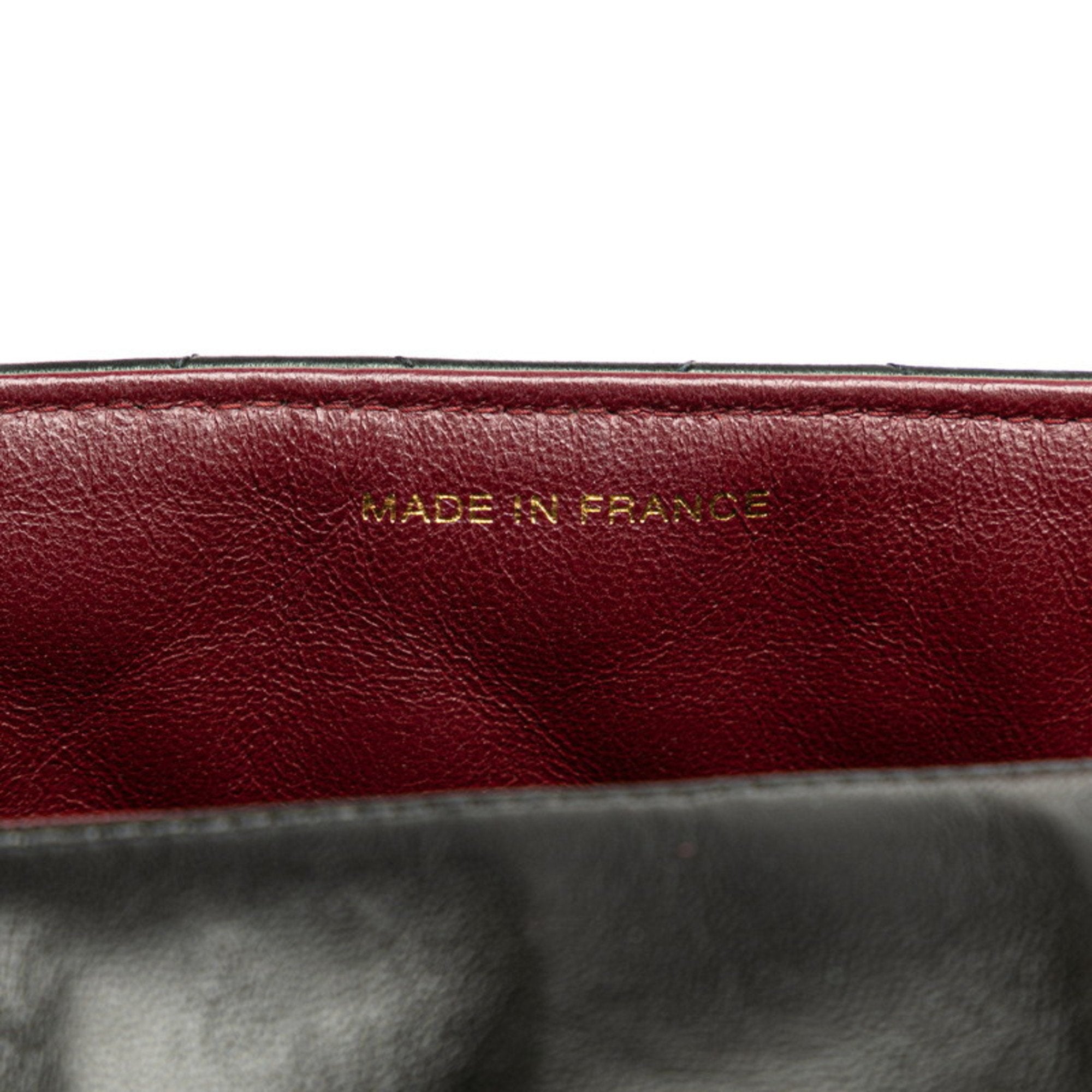 Chanel Black Leather Shoulder Bag