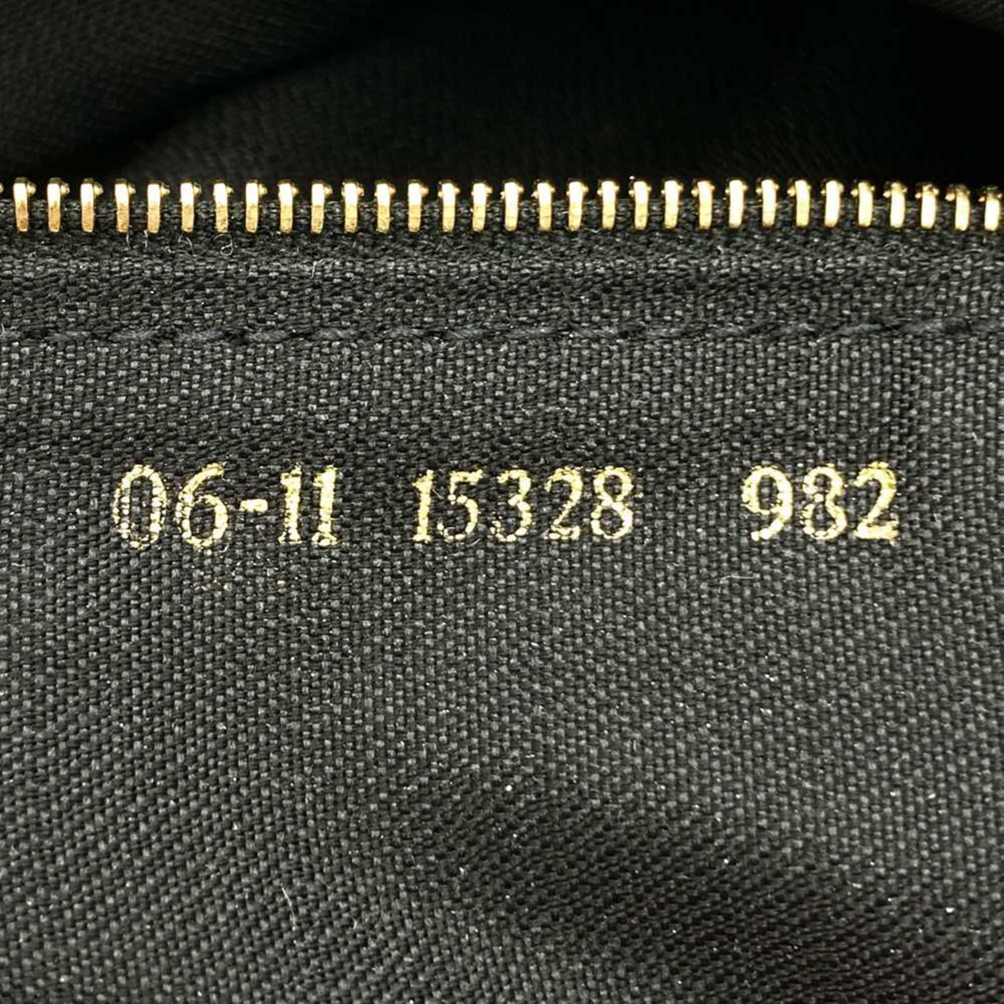 Fendi Black Nylon Leather Shoulder Bag