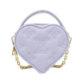 Louis Vuitton Purple Leather Pouch Shoulder Bag