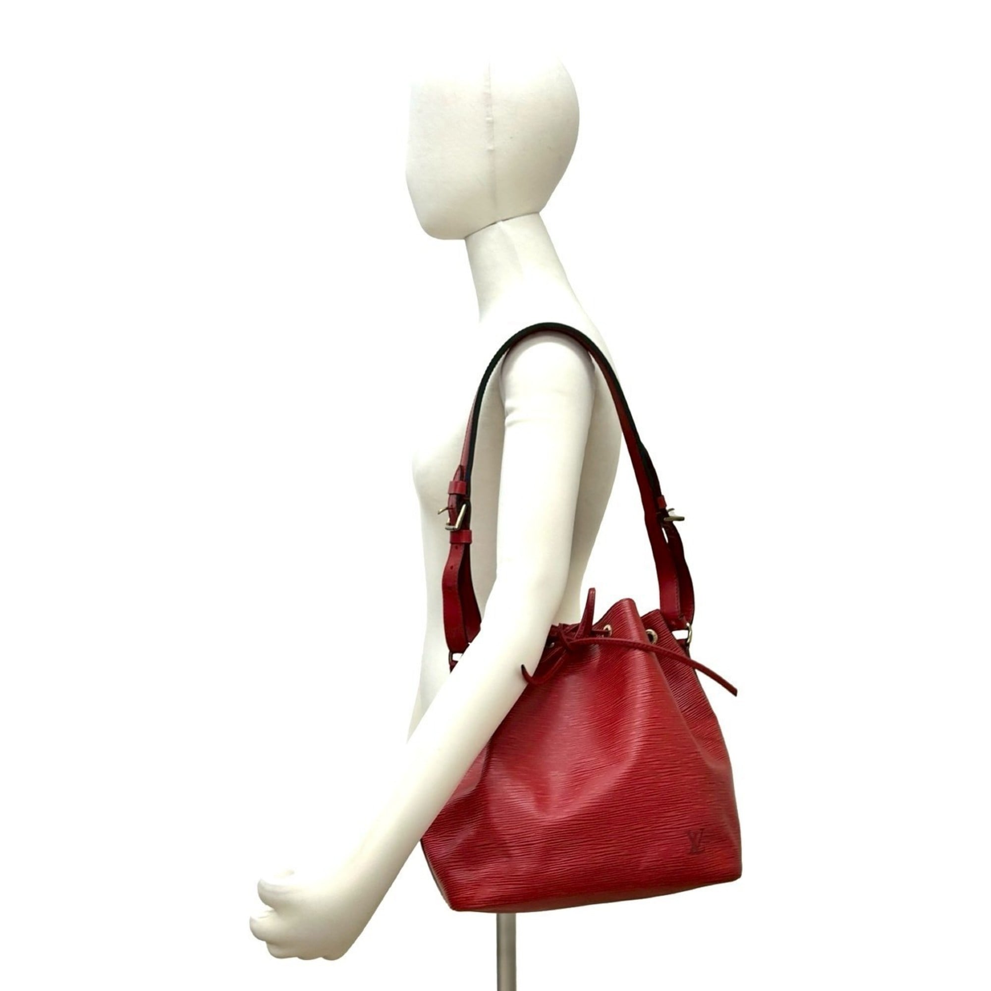 Louis Vuitton Red Color Epi Leather Shoulder Bag