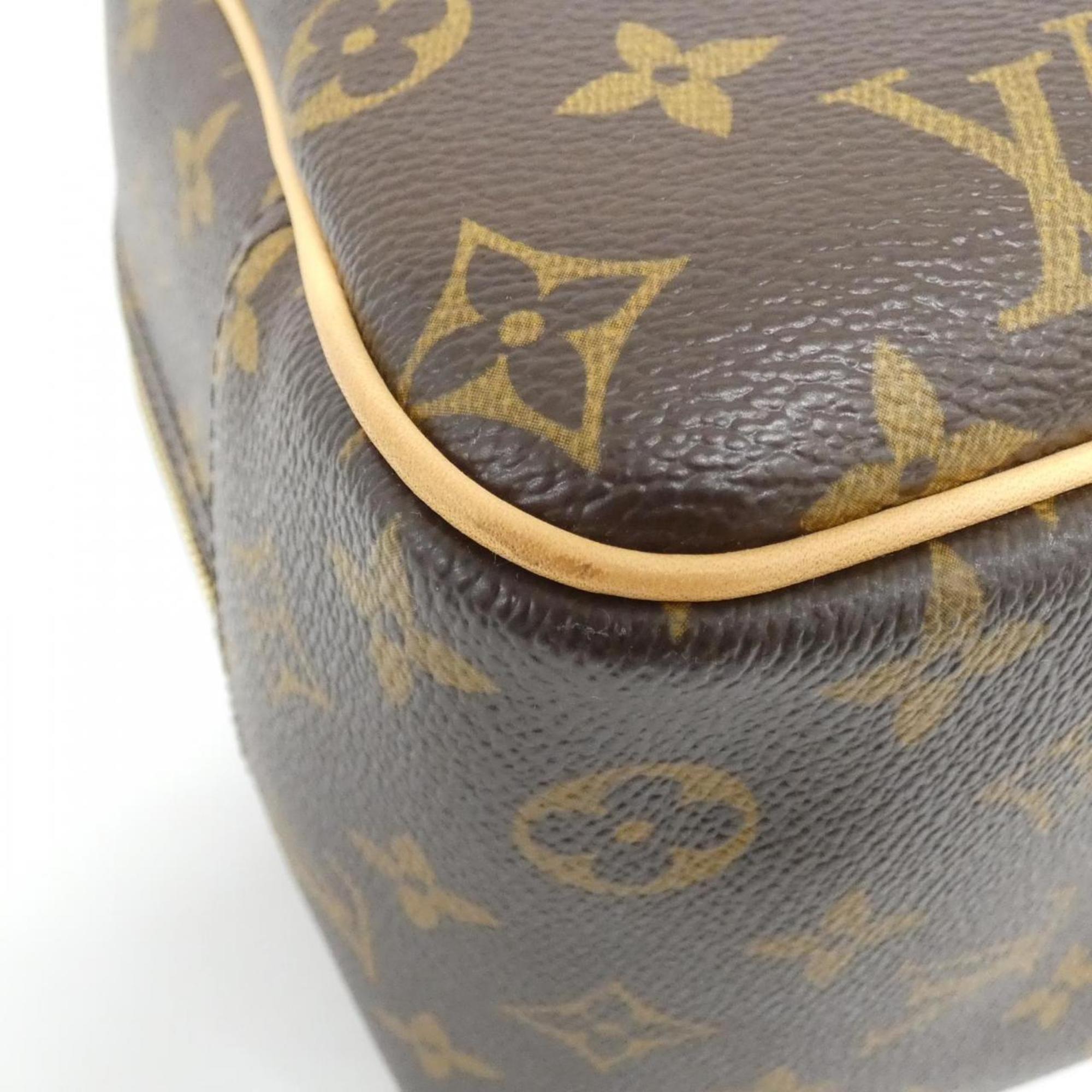 Louis Vuitton Marron Coated Canvas Handbag