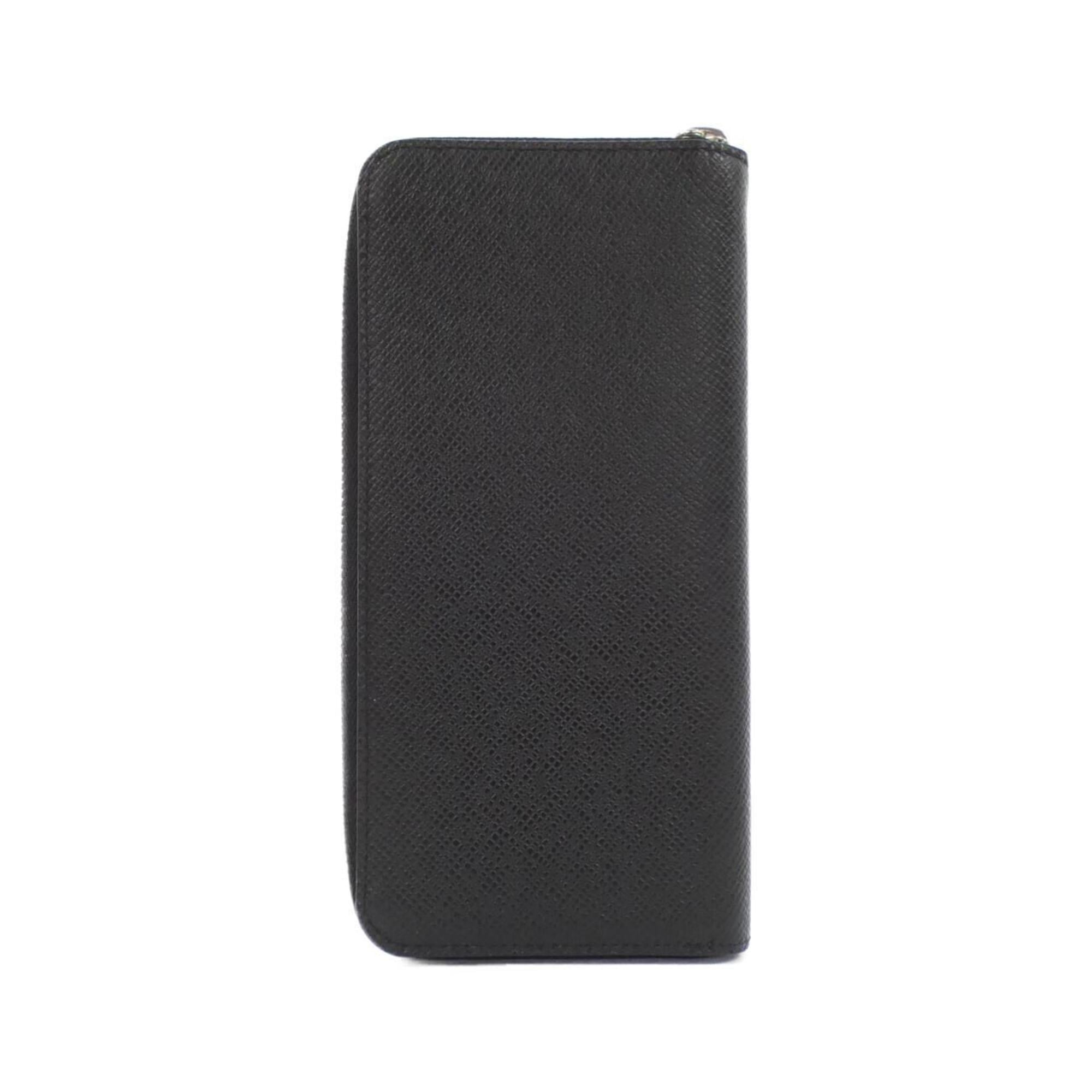 Louis Vuitton Black Taiga Leather Long Wallet