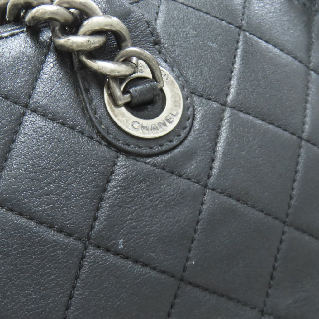 Chanel Black Leather Tote Bag