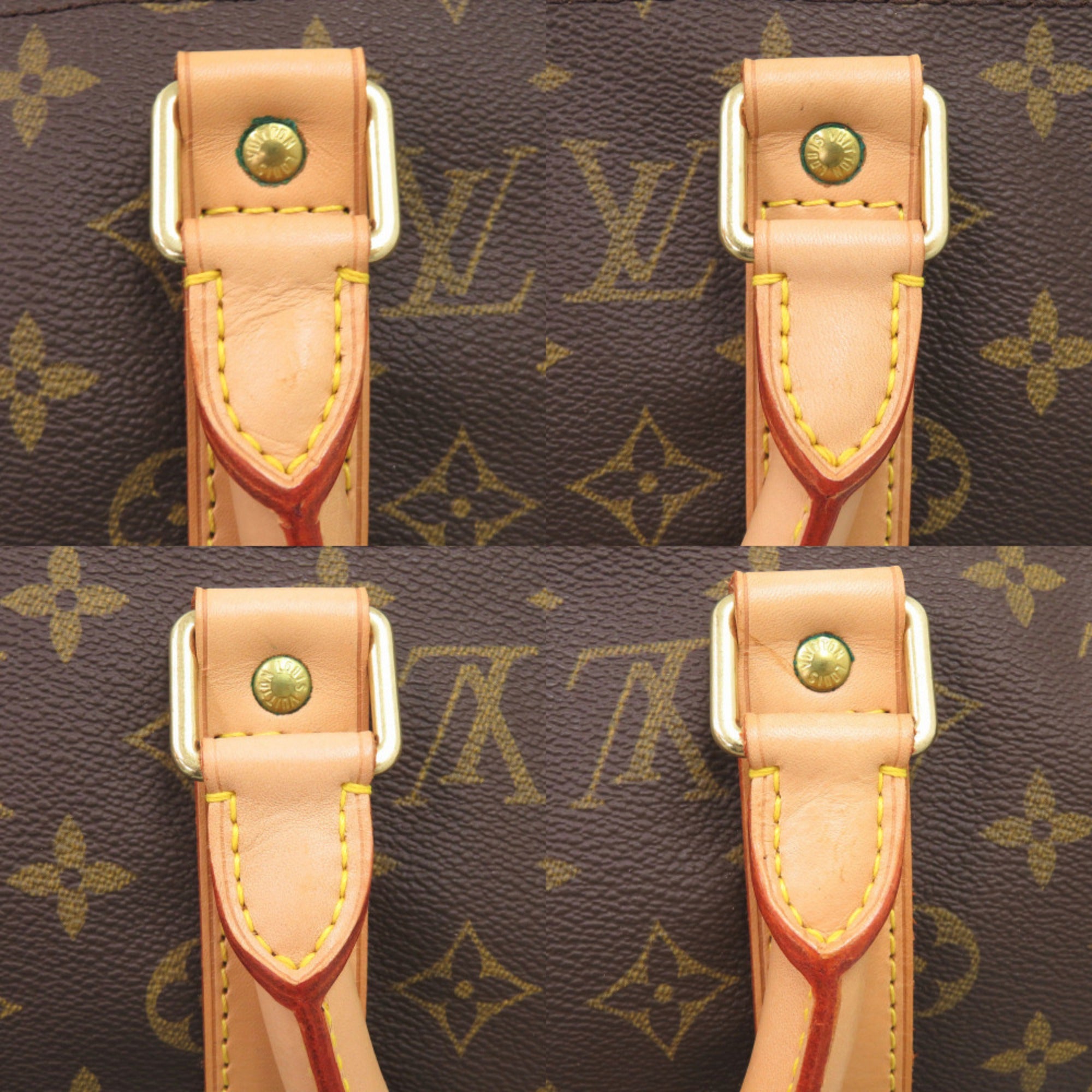 Louis Vuitton Brown Monogram Monogram Boston Bag
