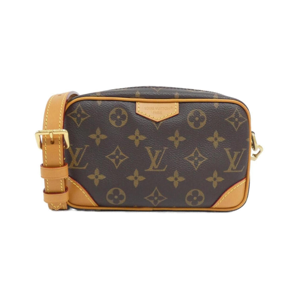 Louis Vuitton Marron Coated Canvas Shoulder Bag