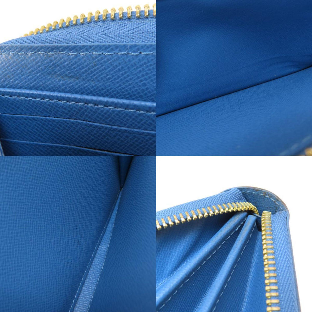 Louis Vuitton Blue Jean Brown Monogram Monogram Canvas Coin Purse/Coin Case